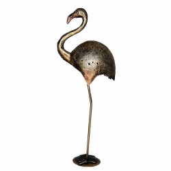 FIGURA FLAMENCO HOJALATA 24X14X60 CM.