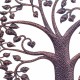 APLIQUE ADORNO PARED ÁRBOL DE LA VIDA METAL 40X1X40 CM.
