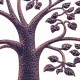 APLIQUE ADORNO PARED ÁRBOL DE LA VIDA METAL 30X1X30 CM.