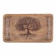 PLATO CENTRO DE MESA ÁRBOL DE LA VIDA MADERA 25X14.50X2.5 CM.