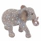FIGURA ELEFANTE RESINA ÉTNICO 22X9.50X17 CM.