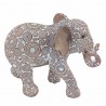 FIGURA ELEFANTE RESINA ÉTNICO 22X9.50X17 CM.