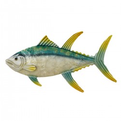 ADORNO APLIQUE PARED PEZ COLORES METAL 49.50X1.50X28 CM.