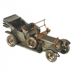 FIGURA COCHE DESCAPOTABLE RETRO METAL 27X10.50X12.50 CM.