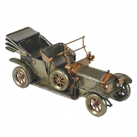 FIGURA COCHE DESCAPOTABLE RETRO METAL 27X10.50X12.50 CM.