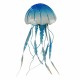 ADORNO PARED MEDUSA AZUL METAL 25.50X2.50X56 CM.