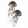 ADORNOS PARED MEDUSAS METAL 44X2X82 CM.