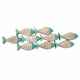 ADORNO PARED PECES MADERA 59X2.50X18 CM.