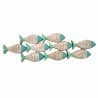 ADORNO PARED PECES MADERA 59X2.50X18 CM.