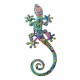 ADORNO APLIQUE PARED LAGARTO METAL 14X1X30 CM.