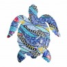 ADORNO APLIQUE PARED TORTUGA COLORES METAL 28X1.50X30.50 CM.