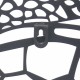 ADORNO APLIQUE PARED TORTUGA METAL 49.50X1X41.50 CM.