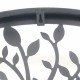 APLIQUE ADORNO PARED ÁRBOL DE LA VIDA METAL 100X2X100 CM.