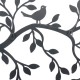 ADORNO PARED RAMA ÁRBOL CON PÁJAROS METAL 56.50X2X38 CM.