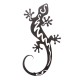 APLIQUE PARED LAGARTO METAL 34X2X67 CM.