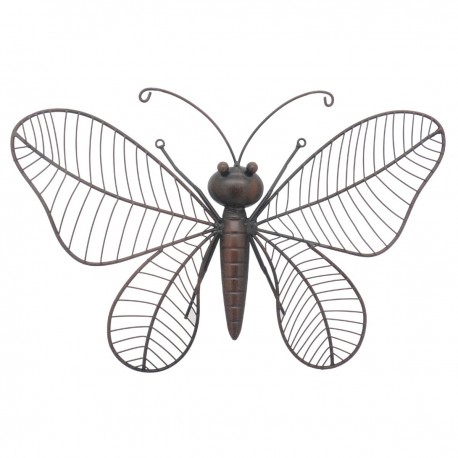 ADORNO PARED MARIPOSA METAL 43X5X31 CM.