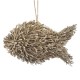 ADORNO PARED PEZ MADERA 25.5X5X43 CM.