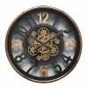 RELOJ PARED MAQUINARIA INDUSTRIAL METAL Y MADERA 50X8.5X50 CM.