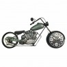 ADORNO PARED RELOJ MOTO METAL RETRO 45X7.50X21 CM.