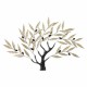 APLIQUE ADORNO PARED ÁRBOL OLIVO METAL 66.50X2X47 CM.