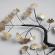 APLIQUE ADORNO PARED ÁRBOL METAL 100X2.5X61 CM.