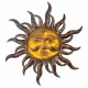 APLIQUE ADORNO PARED SOL METAL 65X3X74 CM.