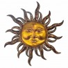 APLIQUE ADORNO PARED SOL METAL 65X3X74 CM.