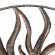 APLIQUE ADORNO PARED SOL METAL 91X2X91 CM.