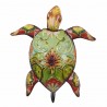 ADORNO APLIQUE PARED TORTUGA METAL 31X3.5X35 CM.