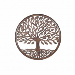APLIQUE ADORNO PARED ÁRBOL DE LA VIDA MADERA 90X1.50X90 CM.