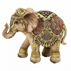 FIGURA ELEFANTE RESINA 14X6X12 CM