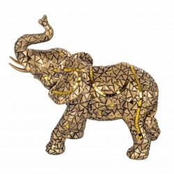 FIGURA ELEFANTE RESINA 12X24X22 CM