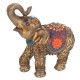 FIGURA ELEFANTE CON FLOR RESINA 7.5X14X15.50 CM