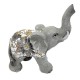 FIGURA ELEFANTE RESINA ÉTNICO 33X17X35 CM.