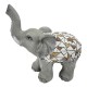 FIGURA ELEFANTE RESINA ÉTNICO 33X17X35 CM.