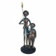 FIGURA DON QUIJOTE Y SANCHO RESINA 10.50X9X27 CM.