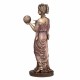 FIGURA DIOSA GRIEGA URANIA ASTRONOMIA RESINA 8X9.5X23 CM.
