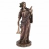 FIGURA DIOSA GRIEGA CLIO HISTORIA RESINA 8X8X22 CM.