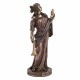 FIGURA DIOSA GRIEGA CLIO HISTORIA RESINA 8X8X22 CM.