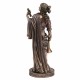 FIGURA DIOSA GRIEGA CLIO HISTORIA RESINA 8X8X22 CM.
