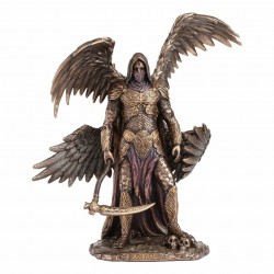 FIGURA AZRAEL ARCÁNGEL DE LA MUERTE RESINA 24X14X27 CM.