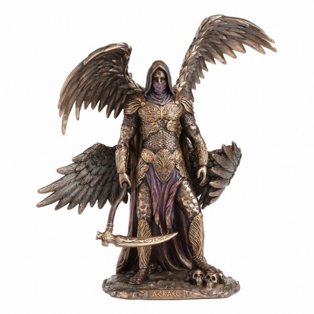 FIGURA AZRAEL ARCÁNGEL DE LA MUERTE RESINA 24X14X27 CM.