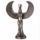 FIGURA DIOSA ISIS EGIPCIA MAGIA Y SABIDURIA RESINA 27X10X34 CM.