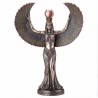 FIGURA DIOSA ISIS EGIPCIA MAGIA Y SABIDURIA RESINA 27X10X34 CM.