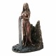 FIGURA DIOSA DANU DIOSA MADRE TIERRA CELTA RESINA 12X15.50X23 CM.