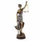 FIGURA DIOSA GRIEGA DE LA JUSTICIA RESINA 27X25X81 CM.