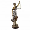 FIGURA DIOSA GRIEGA DE LA JUSTICIA RESINA 27X25X81 CM.