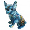 FIGURA PERRO BULLDOG FRANCÉS RESINA 16X12.50X19.50 CM.