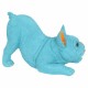 FIGURA PERRO BULLDOG FRANCÉS RESINA 34.50X20X22 CM.
