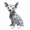 FIGURA PERRO CHIHUAHUA RESINA 17X12X24 CM.